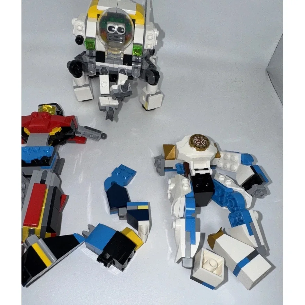 LEGO Creator and Ninjago Mechs, three sets.